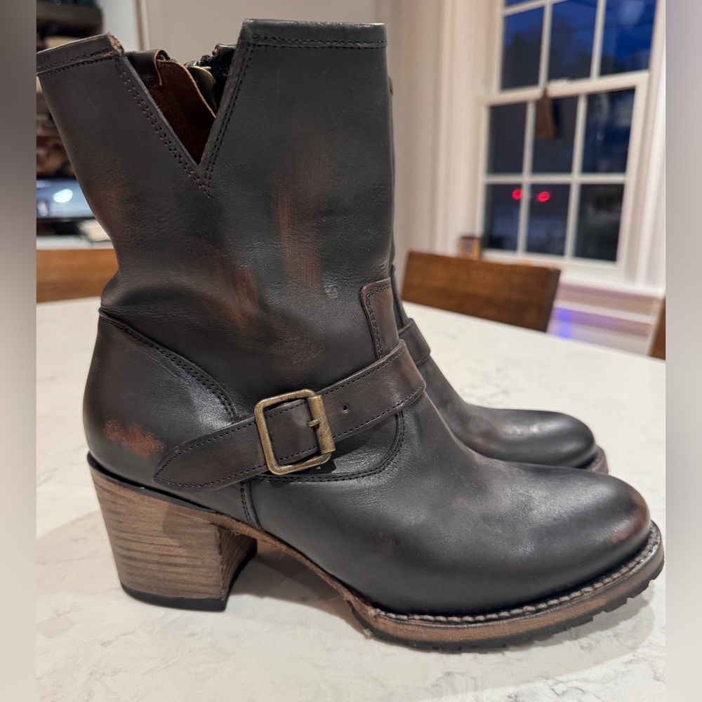 Freebird distressed leather boots